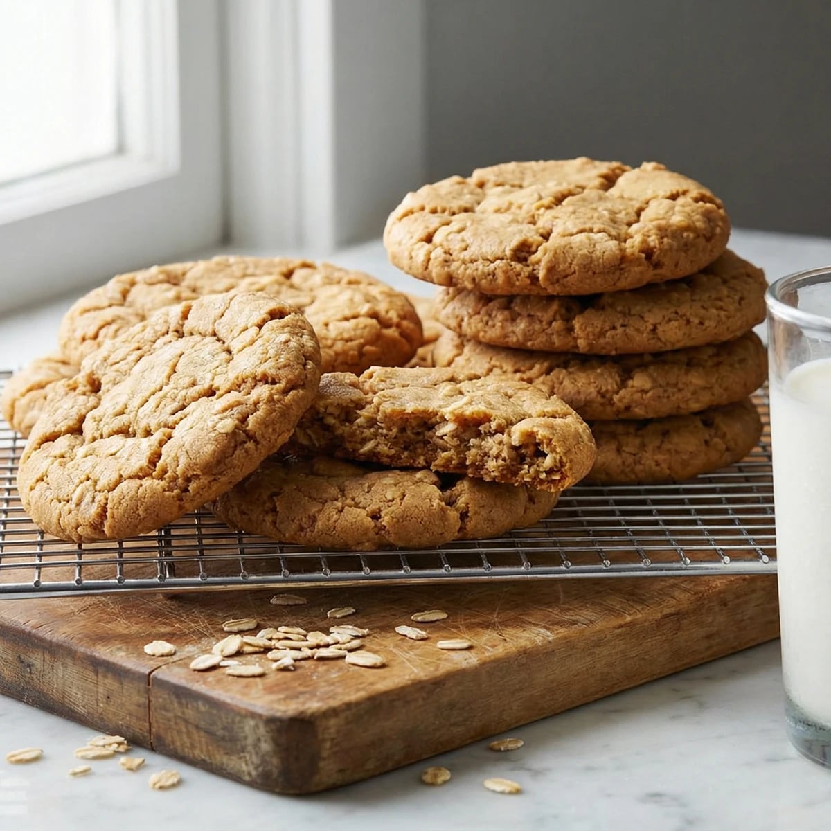 Peanut Butter Oatmeal Cookies
