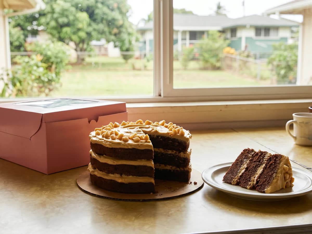 Hawaiʻi Local Chantilly Cake (Oʻahu Bakery Chocolate Chiffon) - Chef Makoa