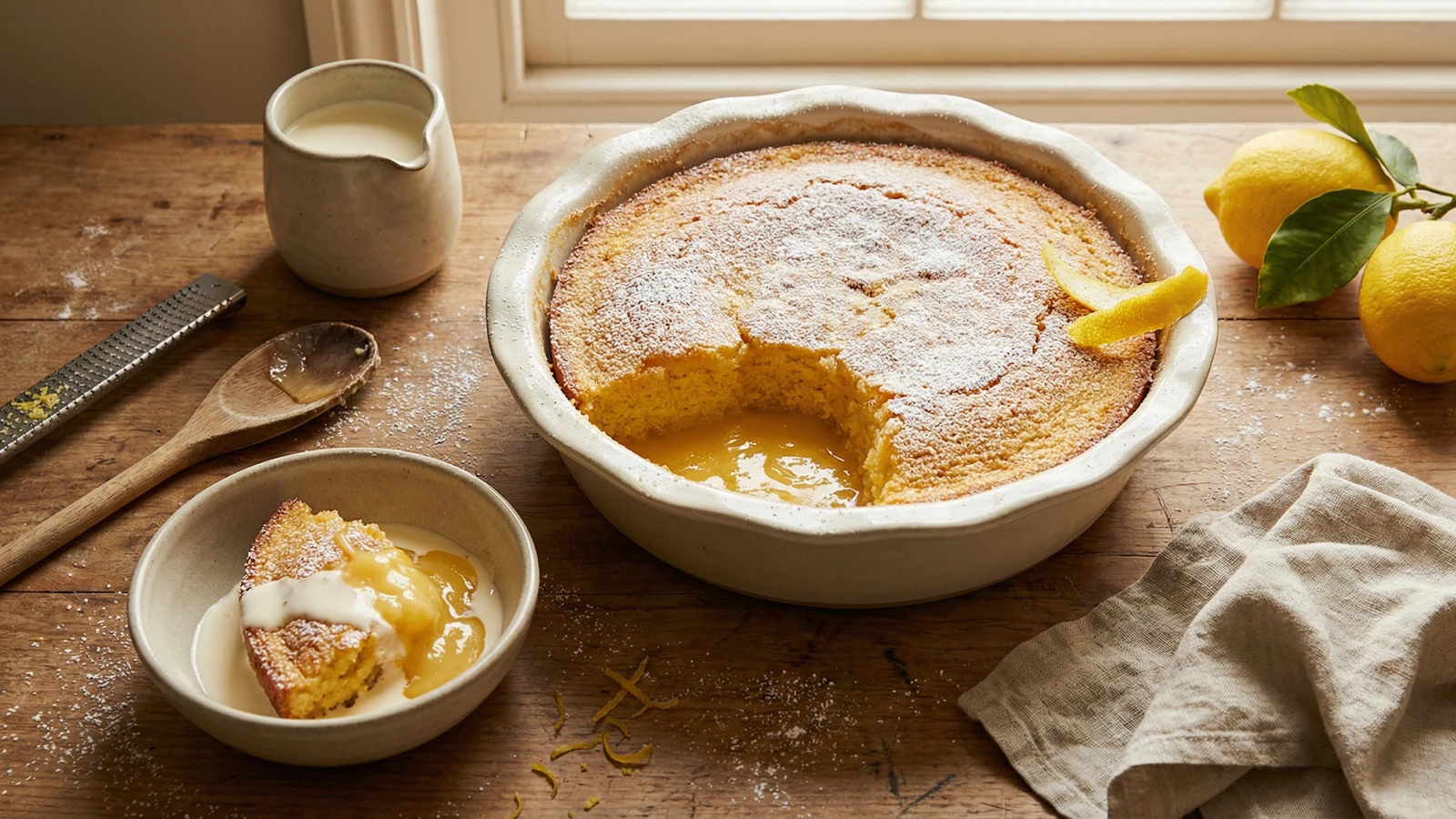 Self-Saucing Lemon Pudding