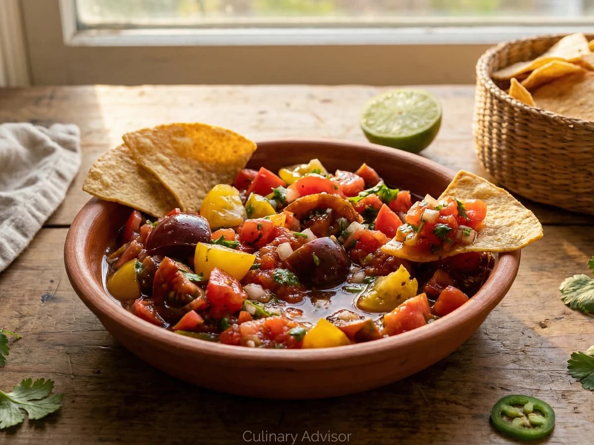 Peak Season Tomato Salsa - Chef Ally