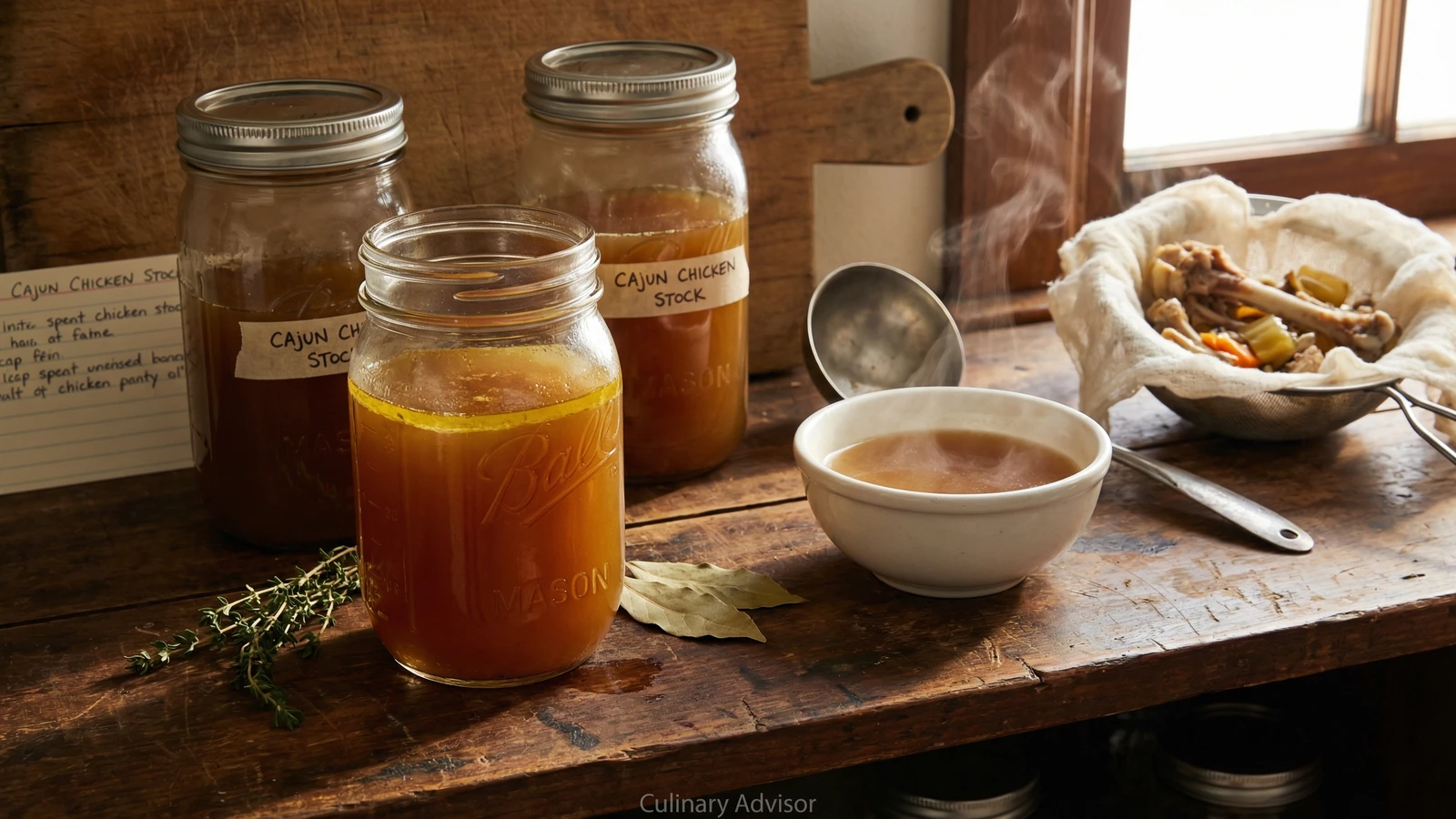 Cajun Chicken Stock