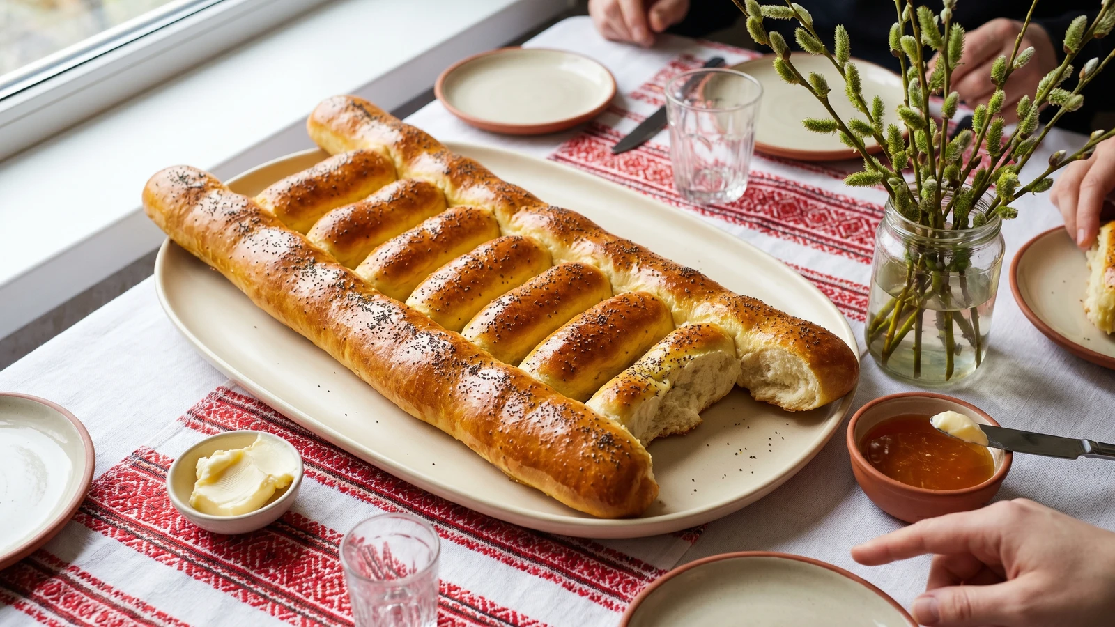 Drabynka (драбинка, ritual ladder bread)