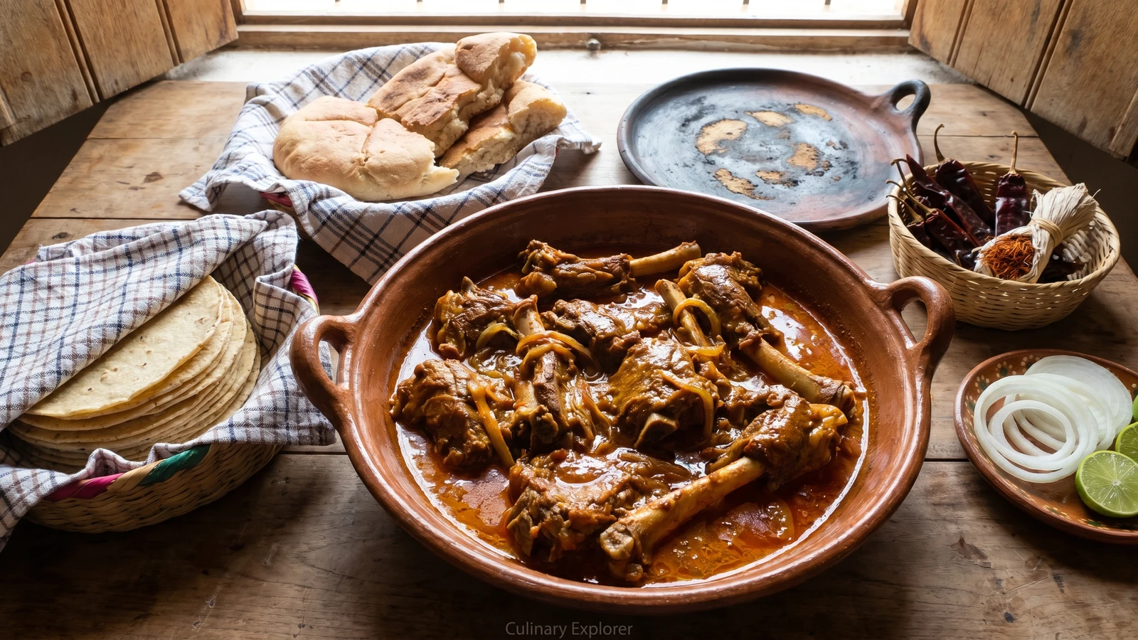 Cabrito al Azafrán de la Sierra Gorda