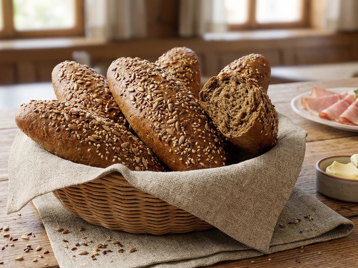 Kornspitz (Seeded Multigrain Rolls)