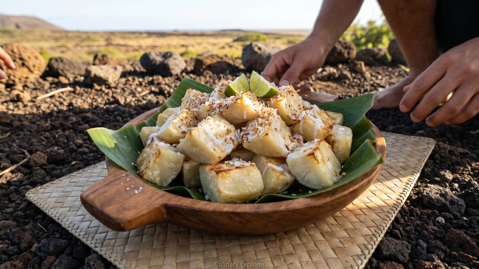 Uhi (Rapa Nui White Yam, Boiled or Roasted)