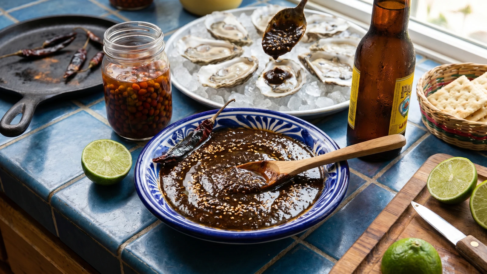 Salsa Negra Sinaloense para Mariscos