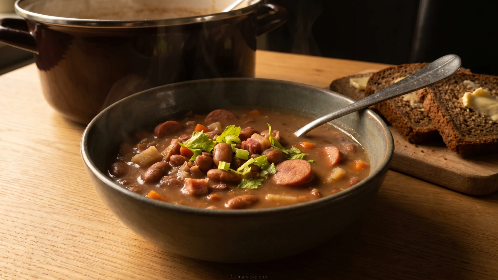 Bruine Bonensoep (Dutch Brown Bean Soup)