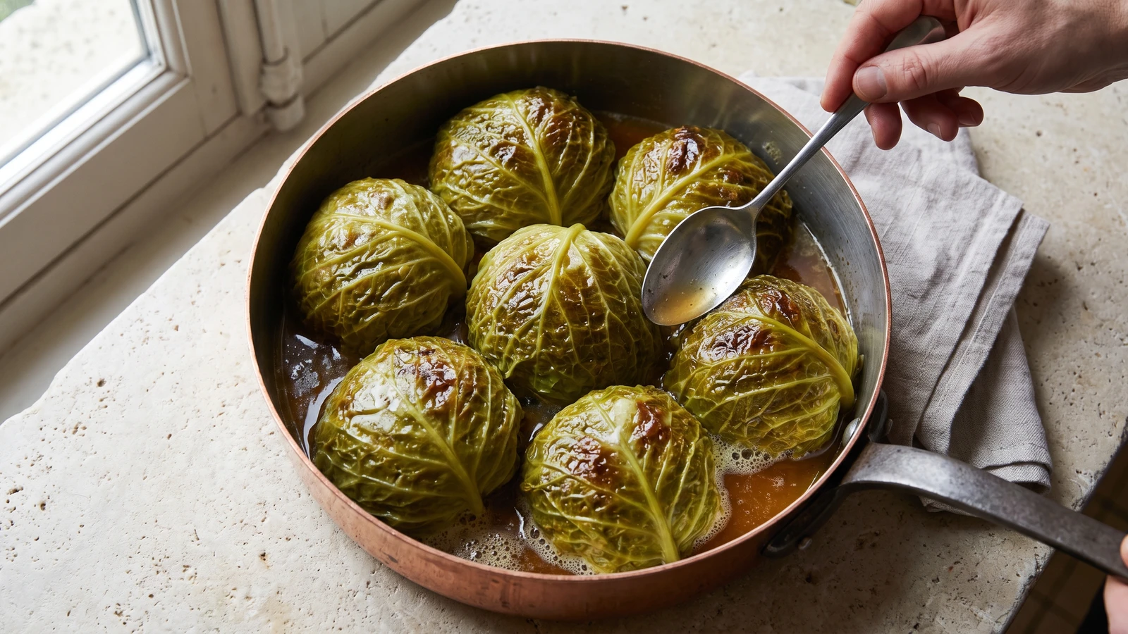 Cabbages for Garnish.—A