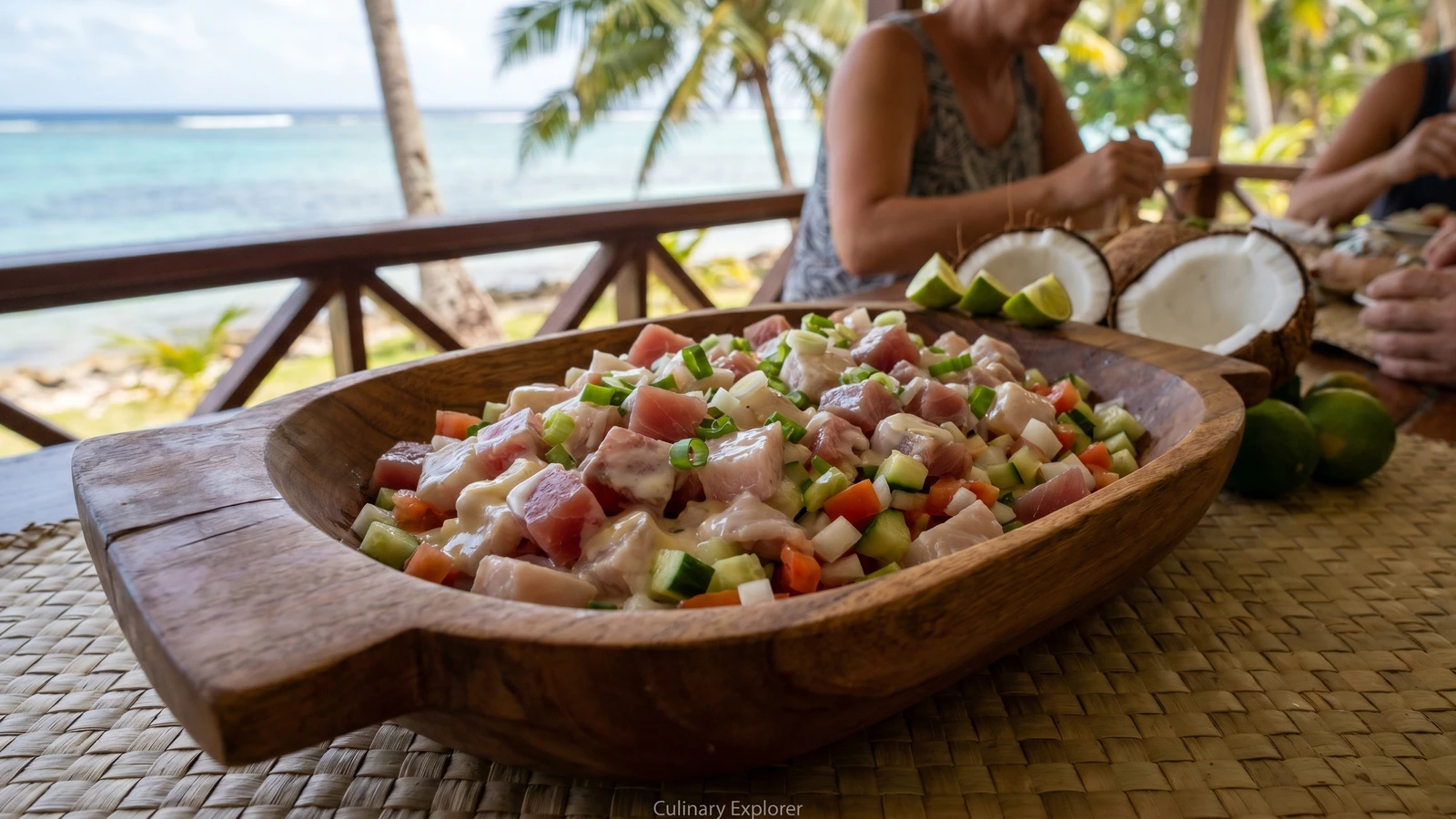Ika Mata (Cook Islands Raw Fish in Coconut)