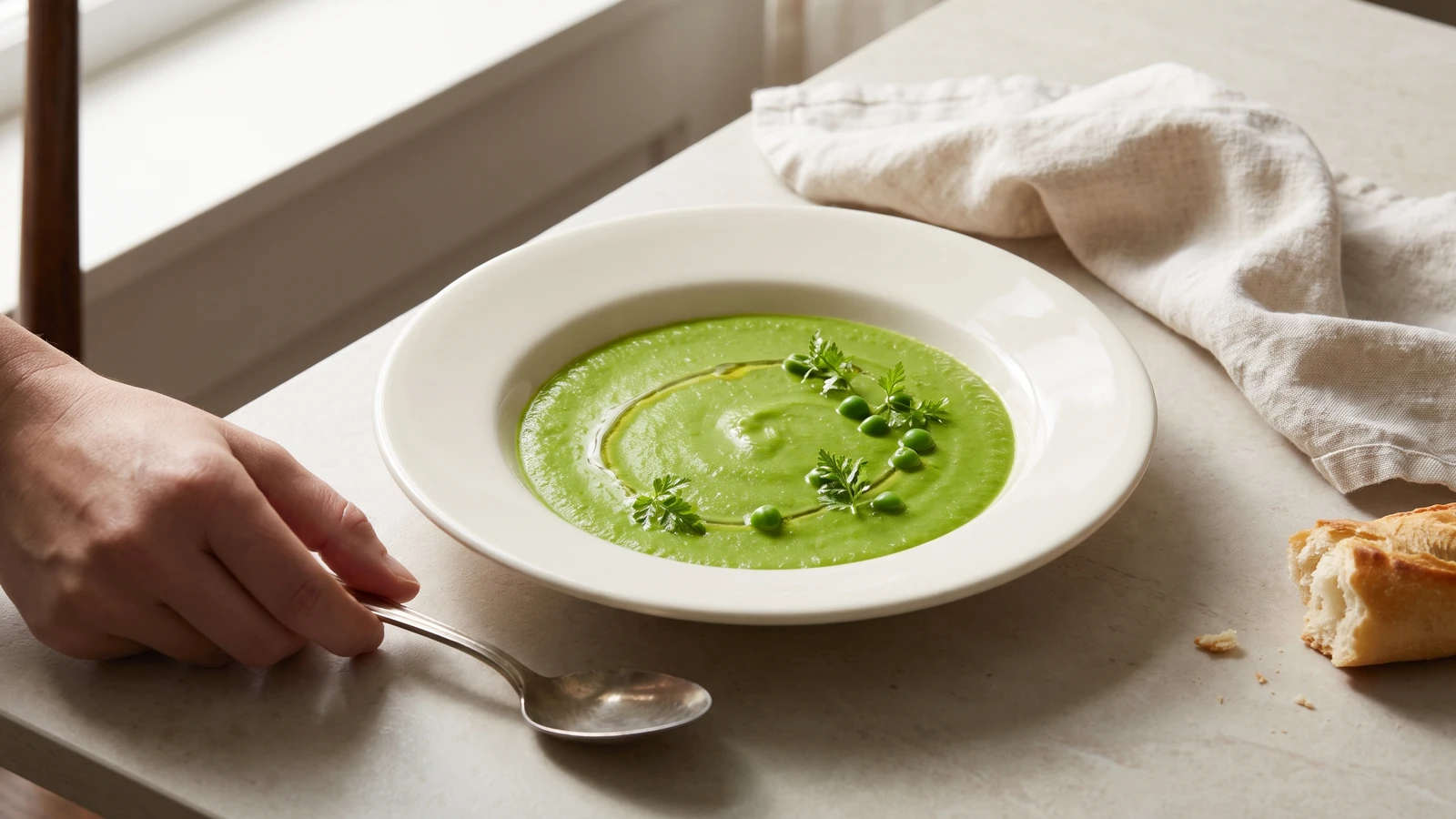 Purée de Pois Frais, Otherwise Saint-Germain