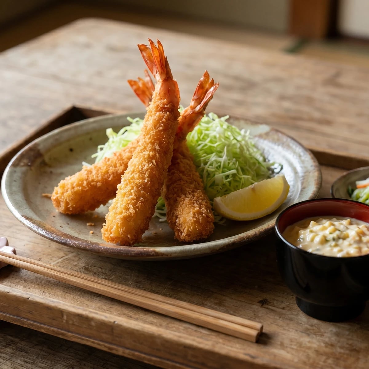 Ebi Fry (エビフライ, panko-fried prawns)