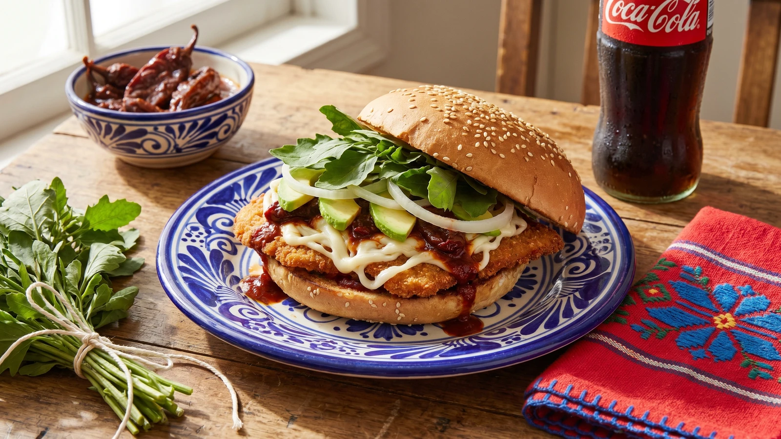 Cemita Poblana de Milanesa