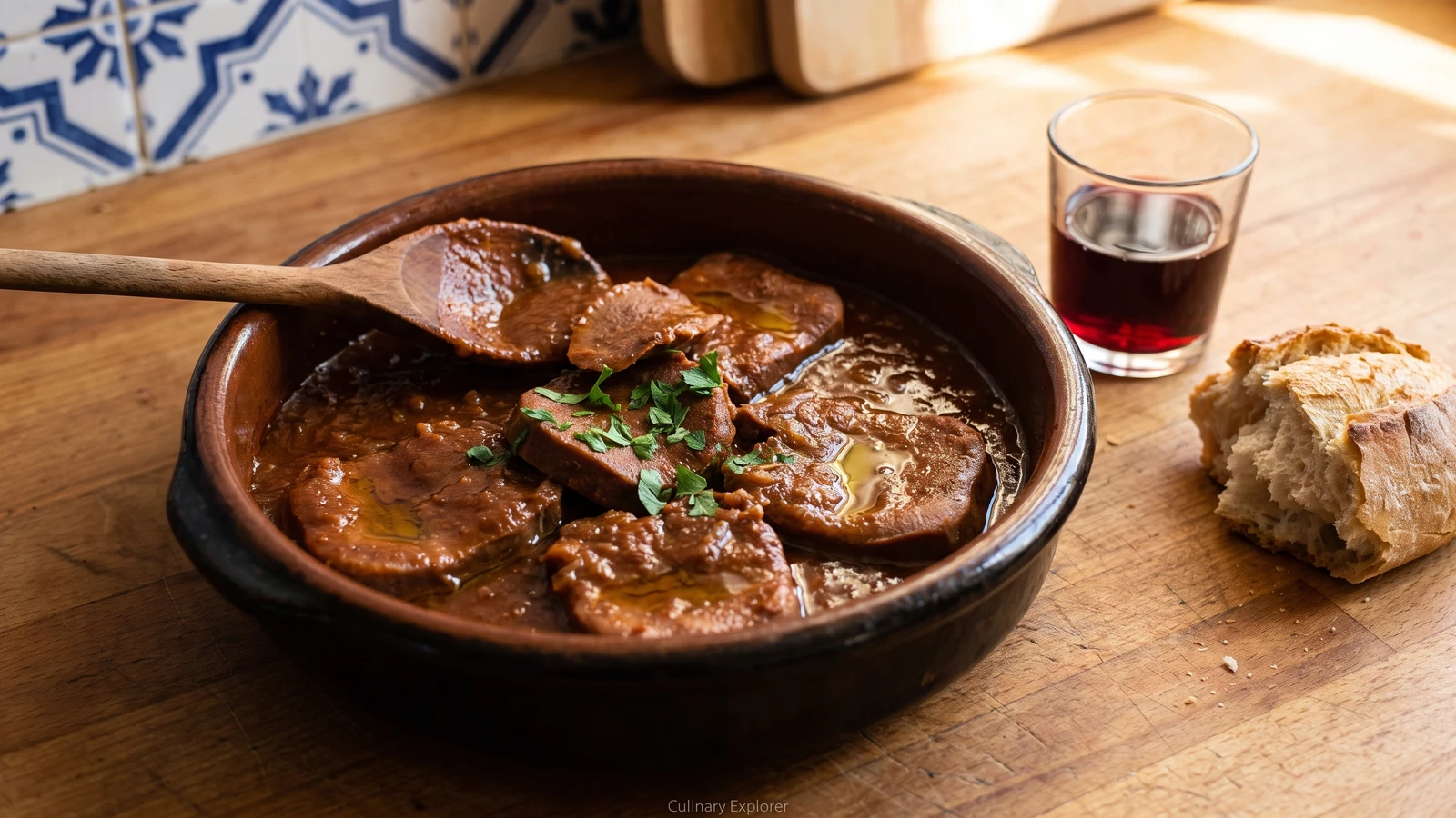 Lengua en Salsa Riojana
