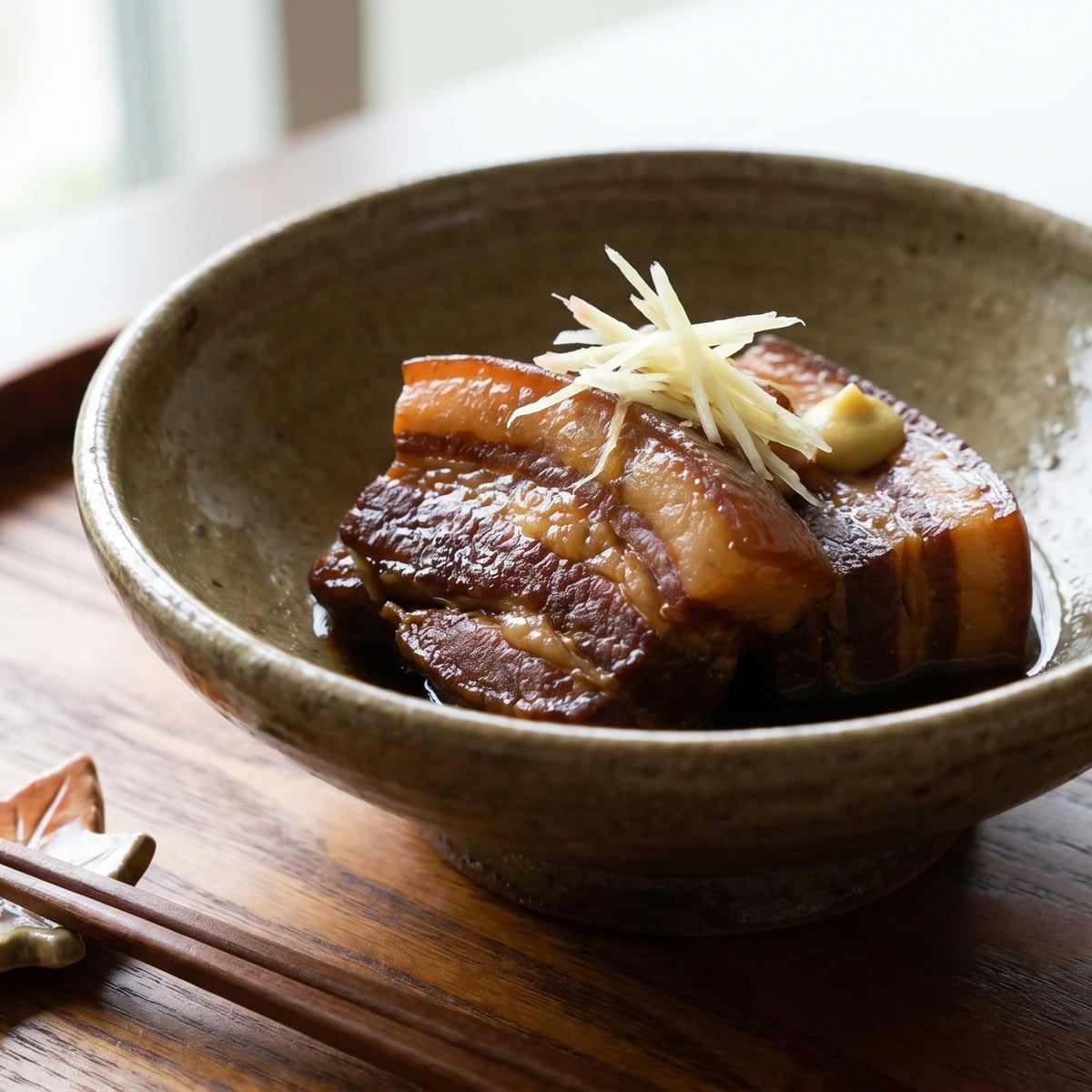 Okinawan Braised Pork Belly (ラフテー, Rafutē)