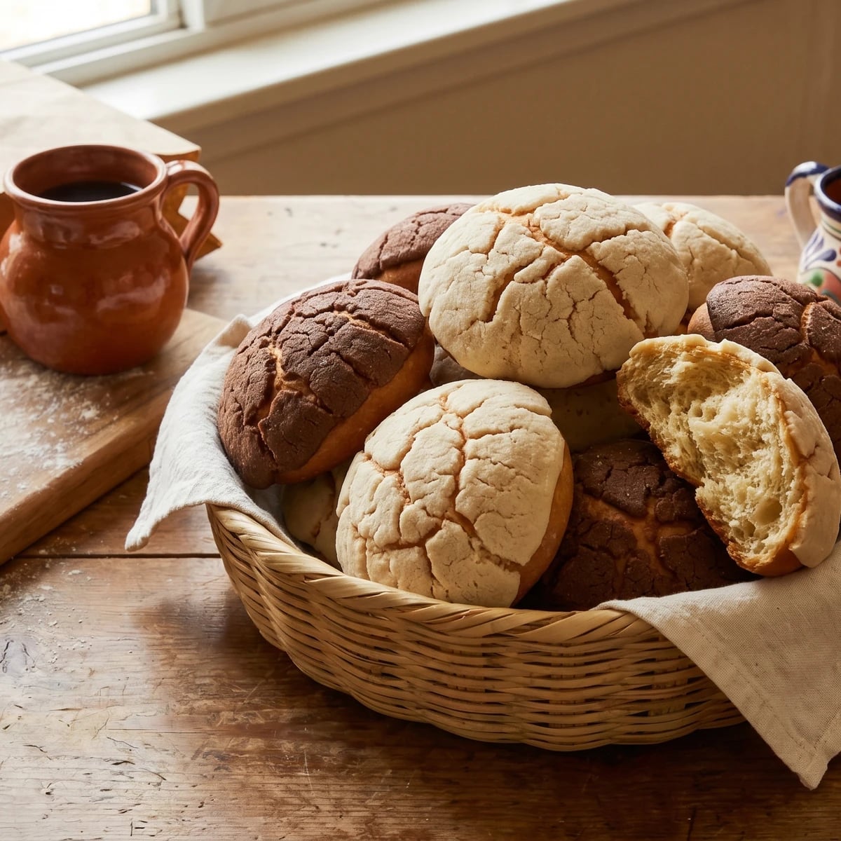 Conchas de Vainilla y Chocolate