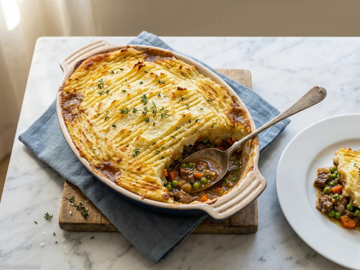 Shepherd's Pie with Mashed Potato Crust - Chef Dean