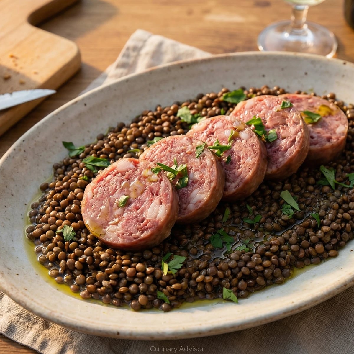 Cotechino con Lenticchie
