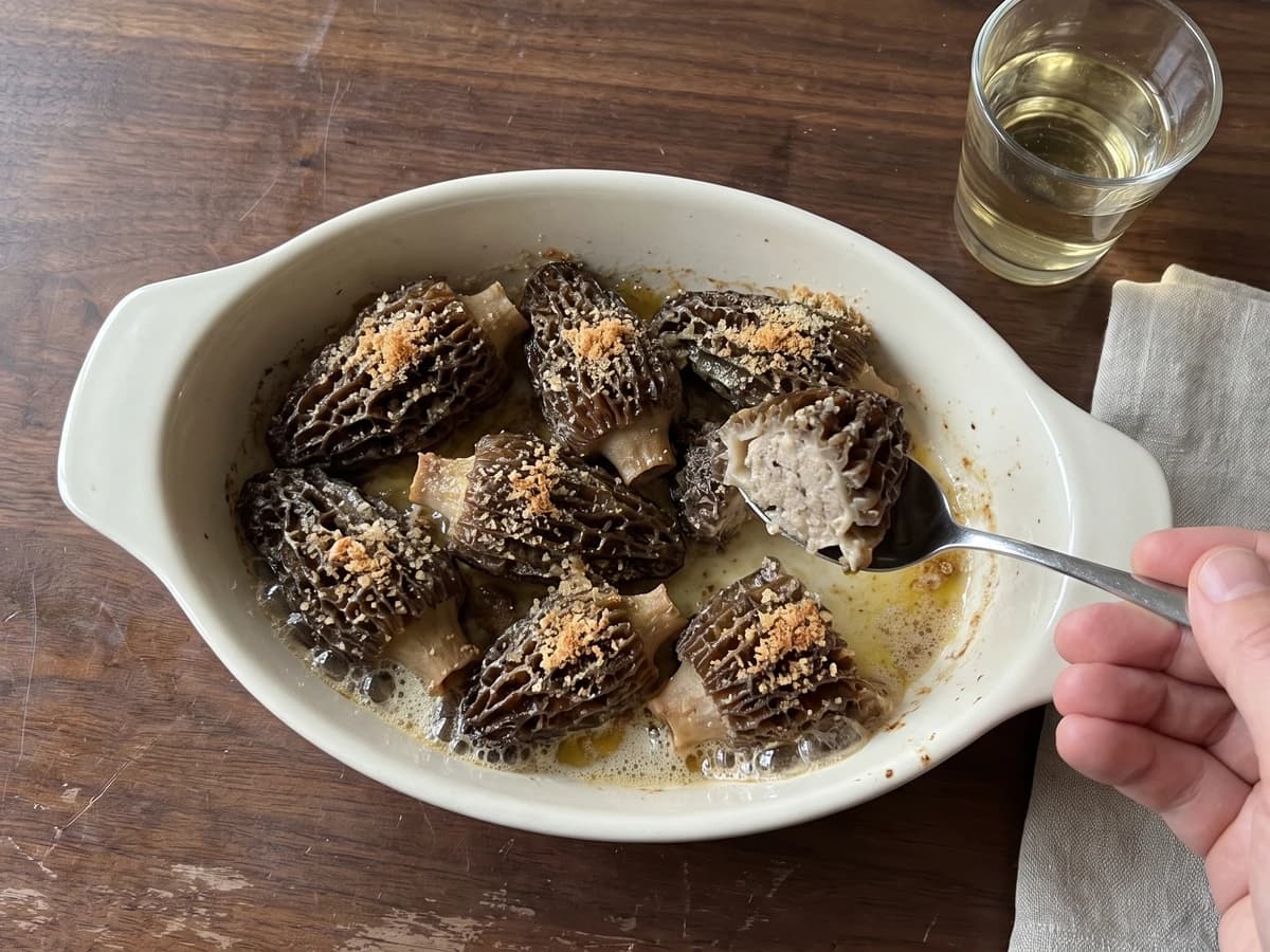 Morilles Farcies - Chef Juliette