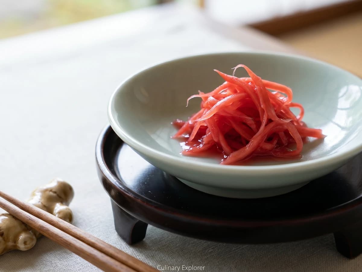 Red Pickled Ginger (紅生姜, Beni Shōga)