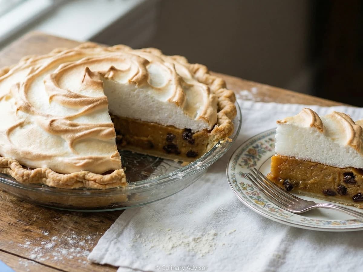 Iowa Sour Cream Raisin Pie
