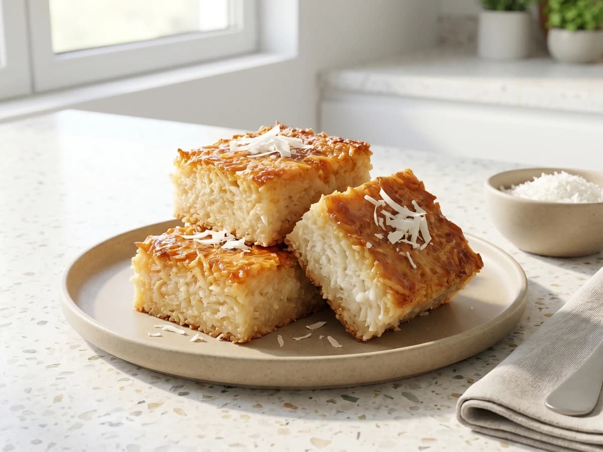 Cocada Baiana de Forno - Chef Juliana