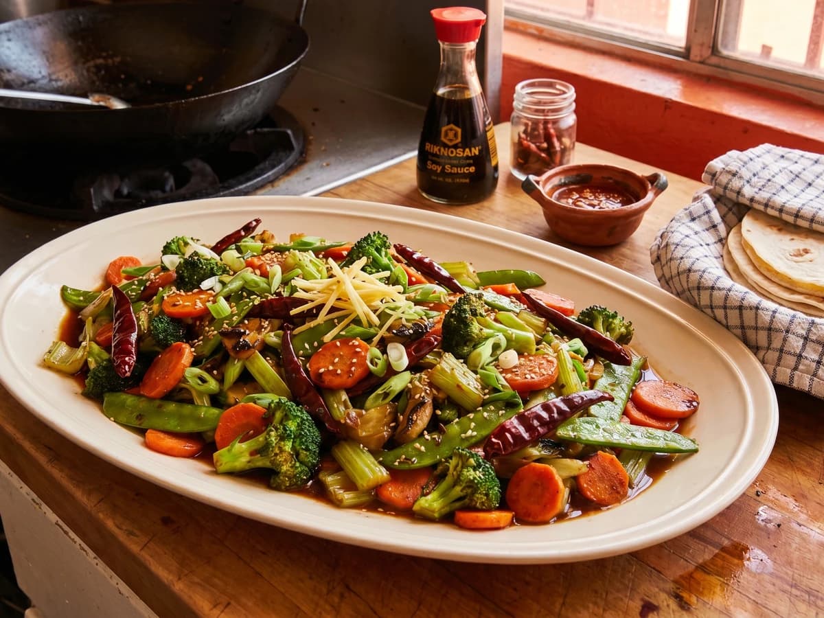 Chop Suey de Verduras Mexicalense - Chef Lupita