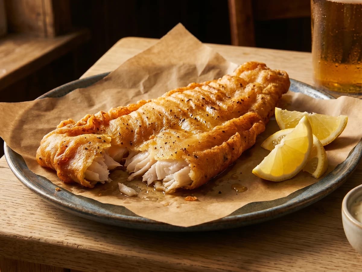 Lekkerbekje (Dutch Beer-Battered Fish Fillet) - Chef Joost