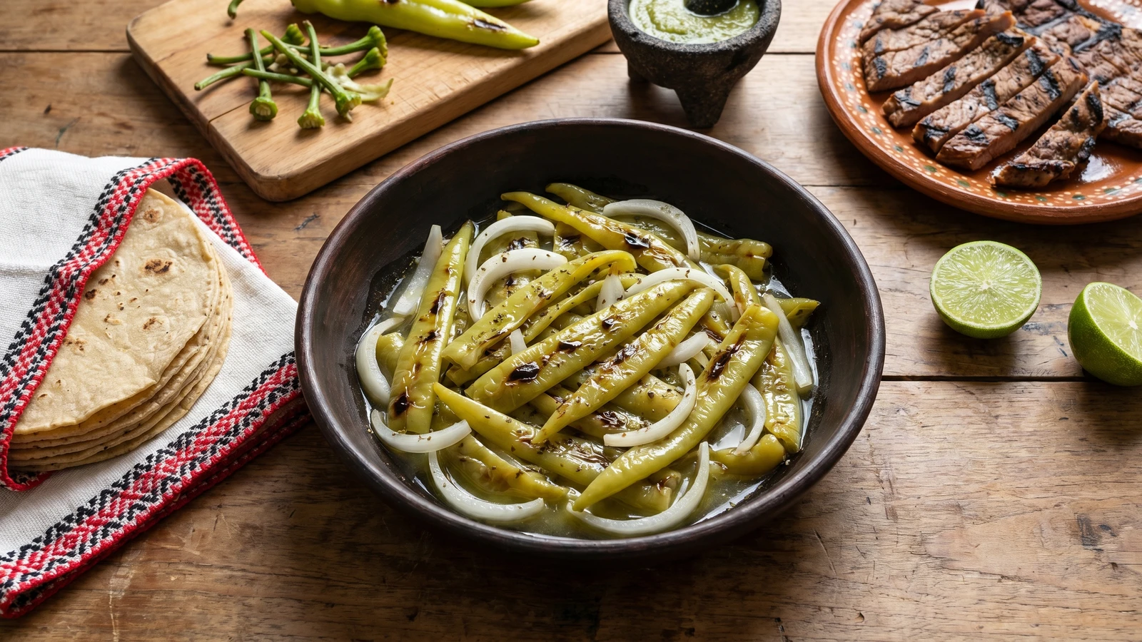 Rajas de Chile de Agua