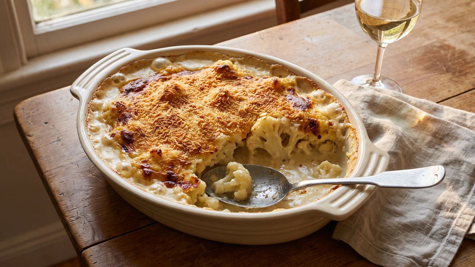 Chou-fleur au Gratin