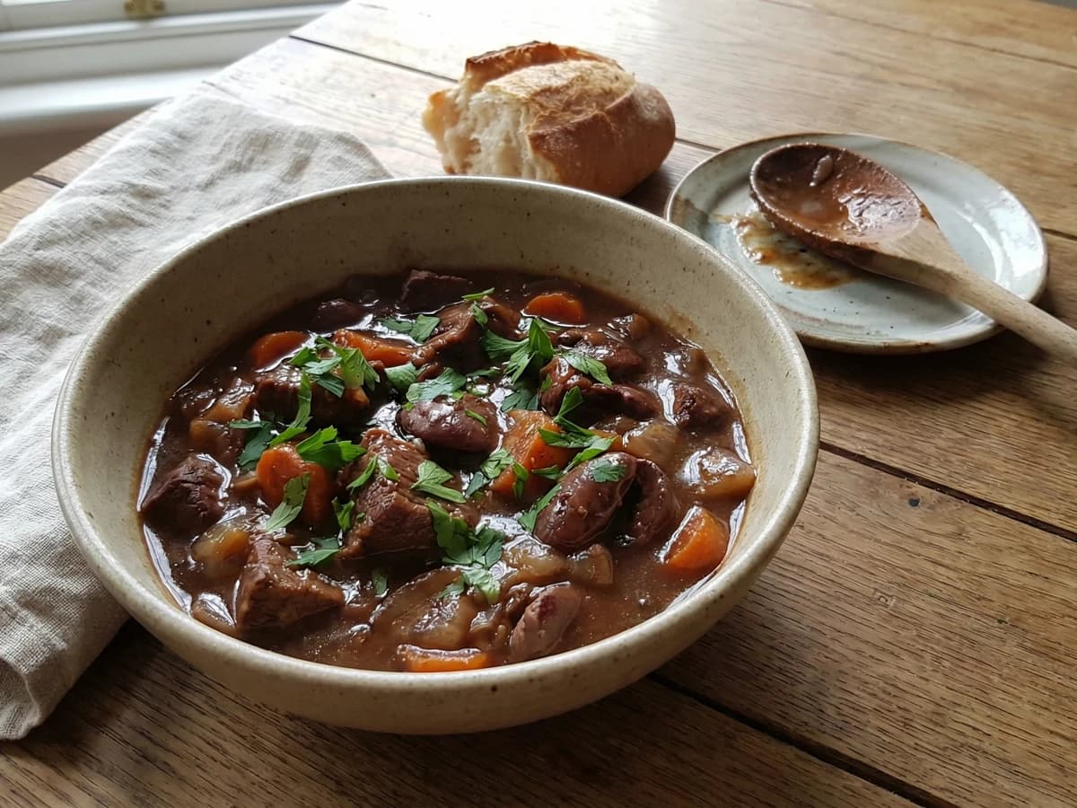 Steak and Kidney Stew - Chef Thomas