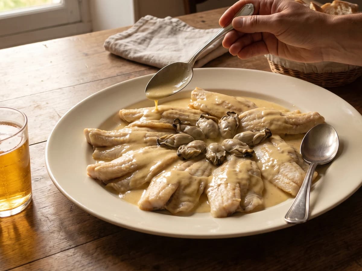 Filets de Soles aux Huîtres - Chef Juliette
