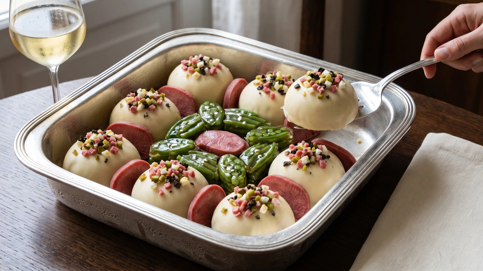 Poularde en Chaud-froid à l’Écossaise