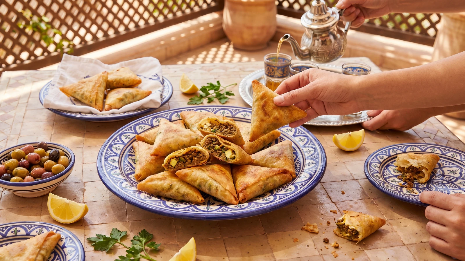Briouates à la Kefta
