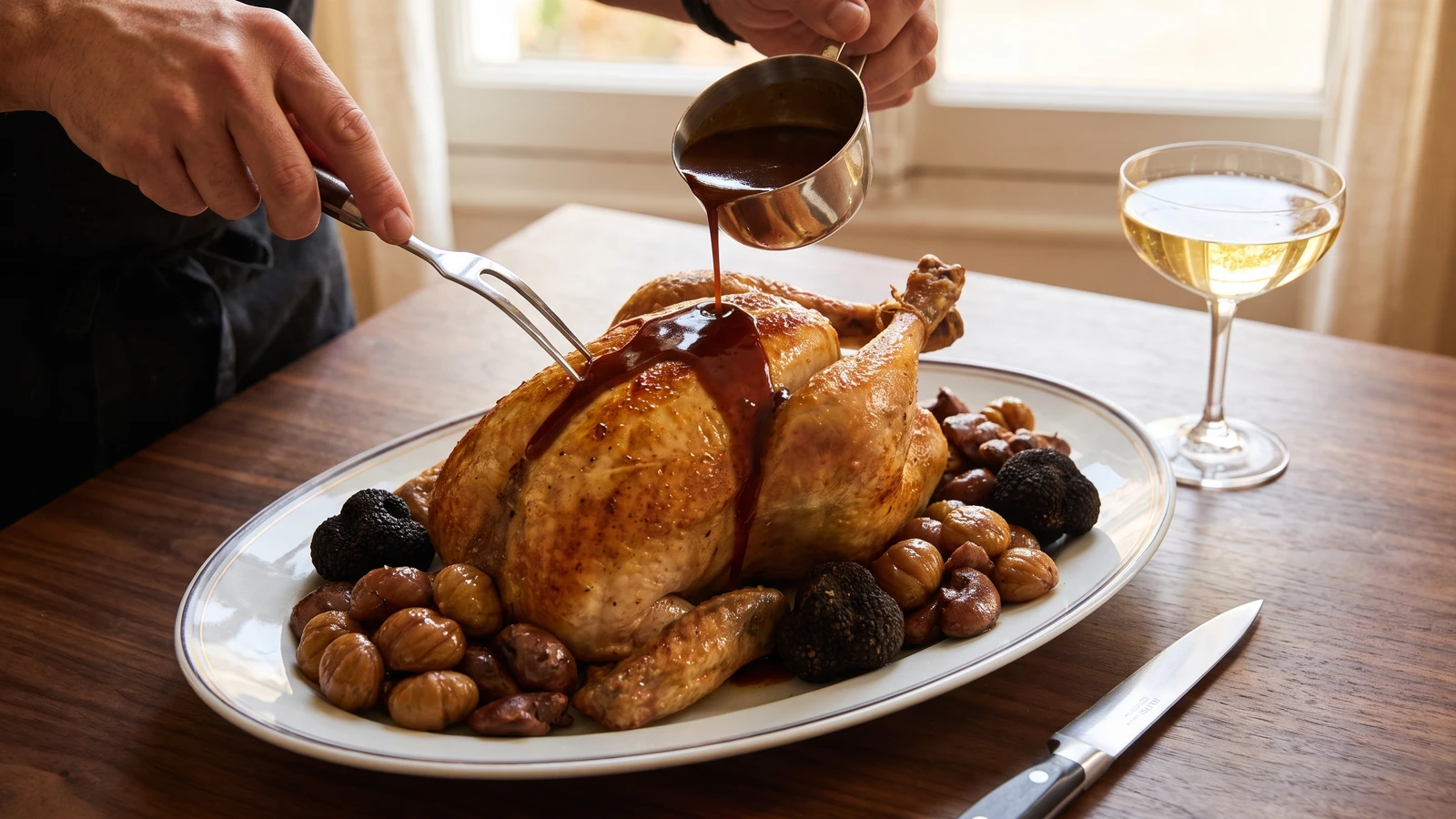 Poularde à la Gastronome