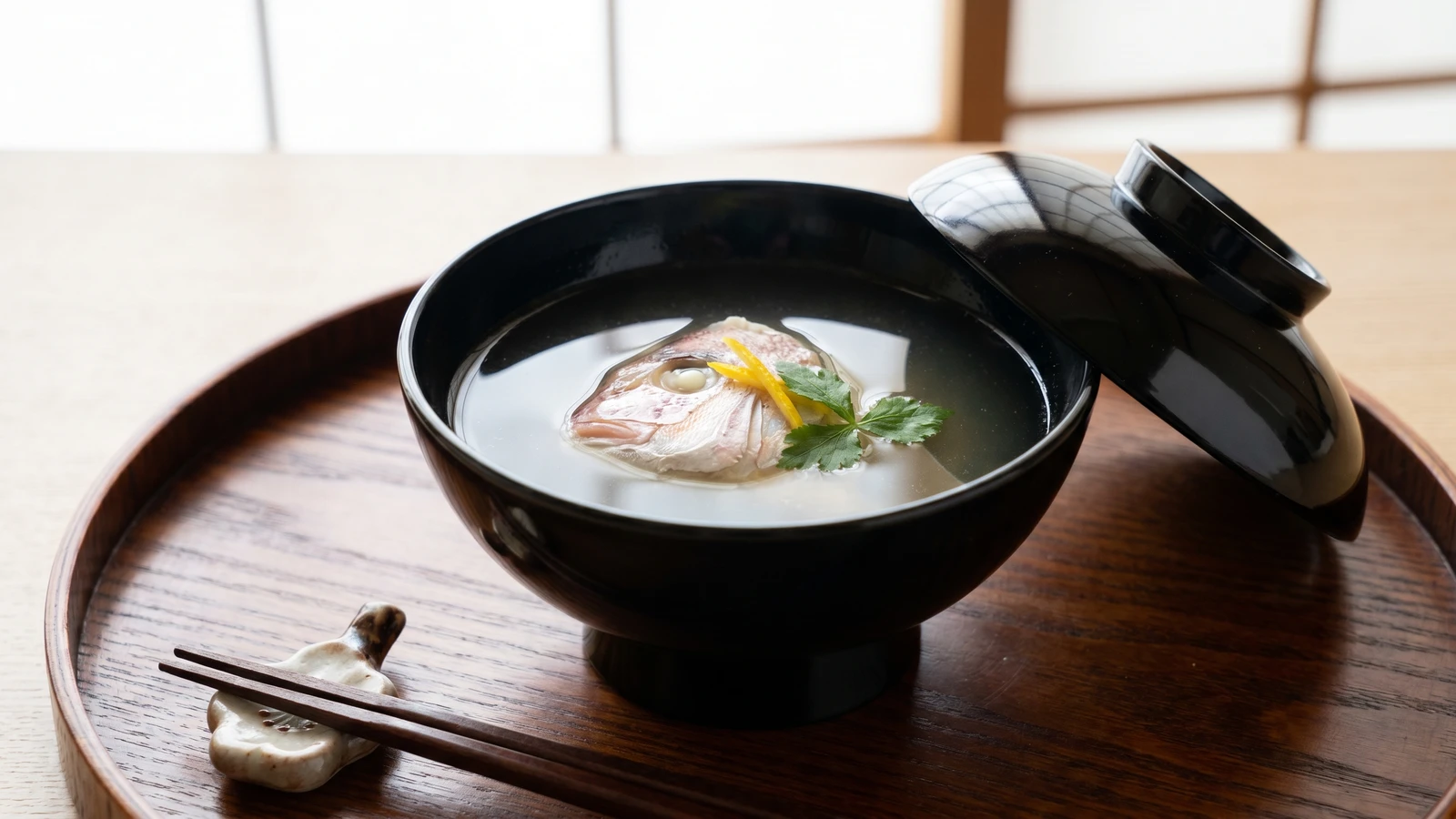Sea-Bream Salt Broth (鯛の潮汁, Tai no Ushiojiru)