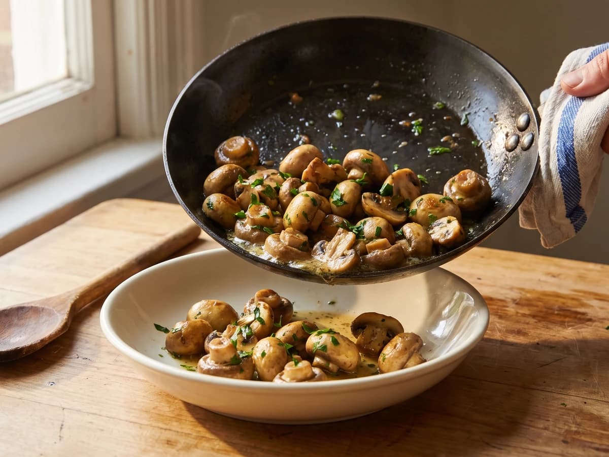Champignons Sautés - Chef Juliette