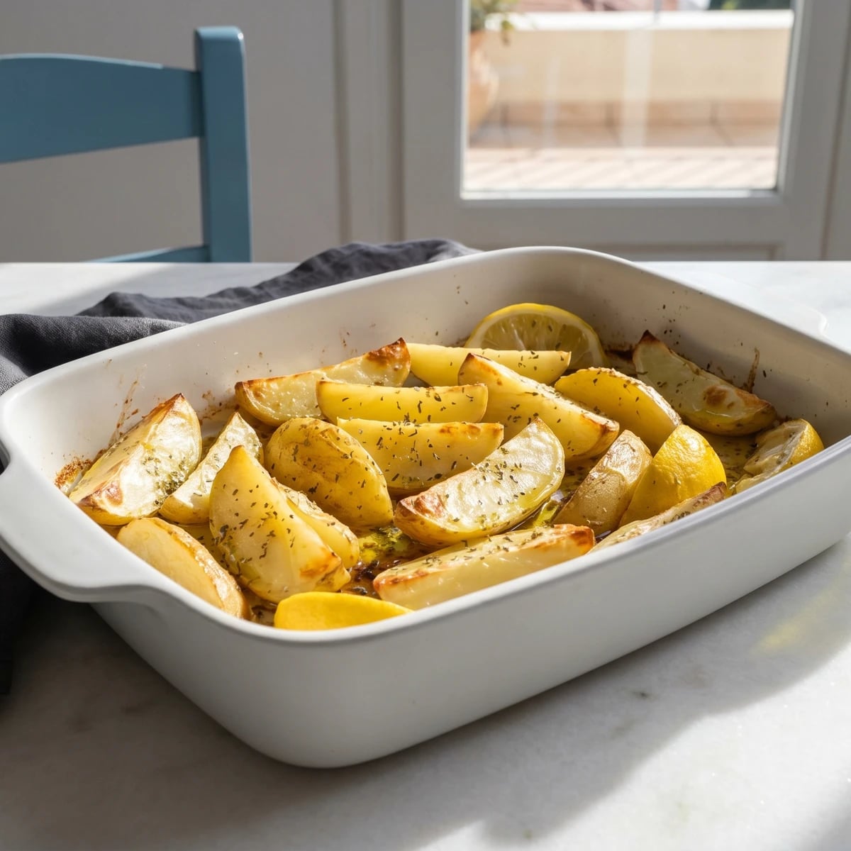Peloponnesian Patates Lemonates (Πατάτες Λεμονάτες Πελοποννήσου)