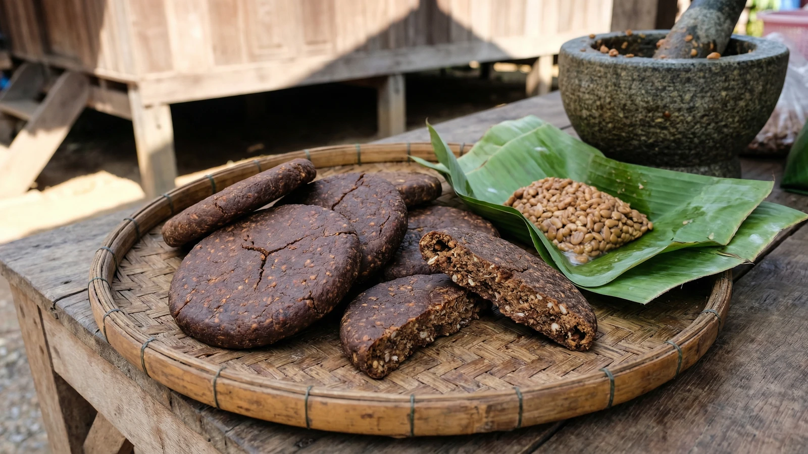 Lanna Fermented Soybean Disc (Tua Nao)