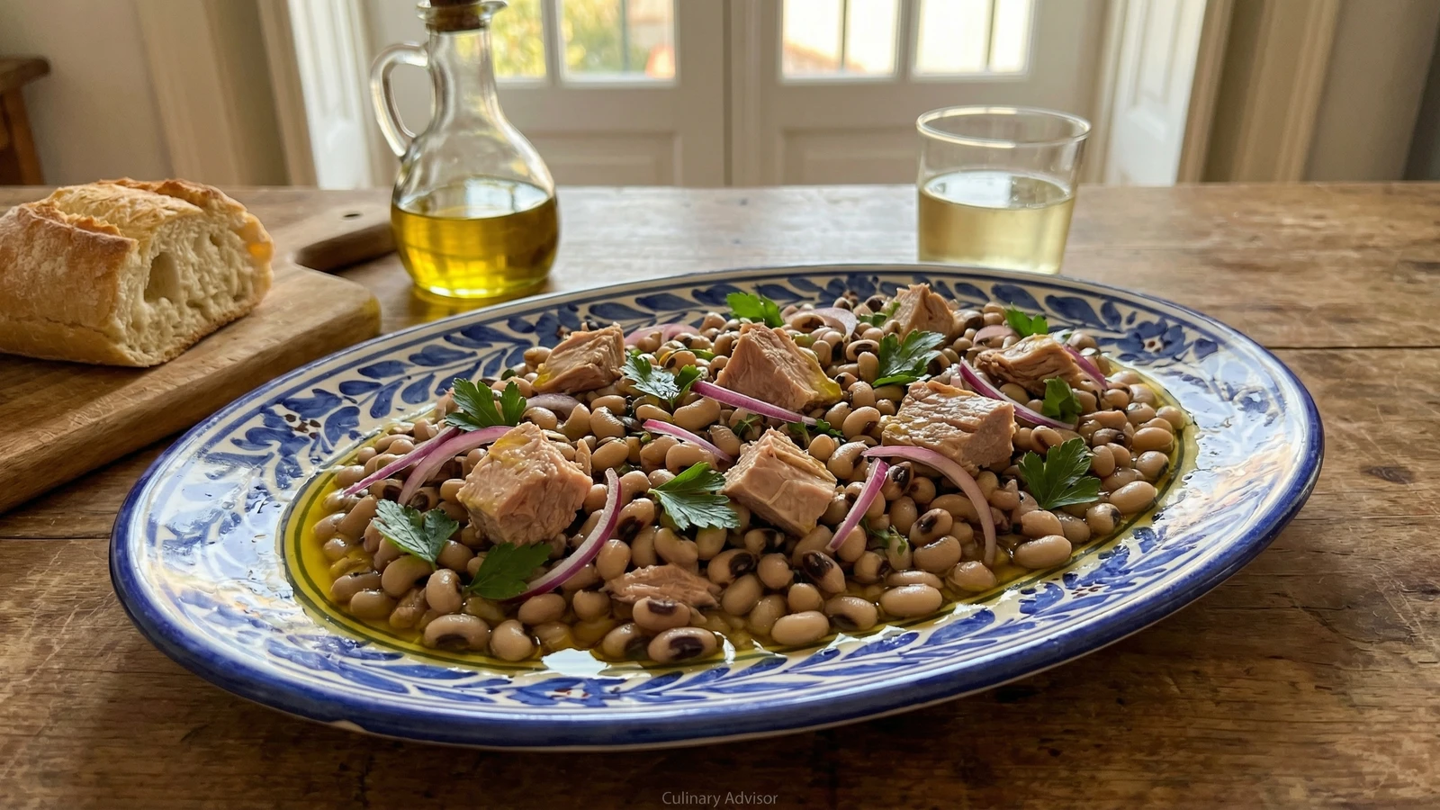 Salada de Feijão Frade com Atum