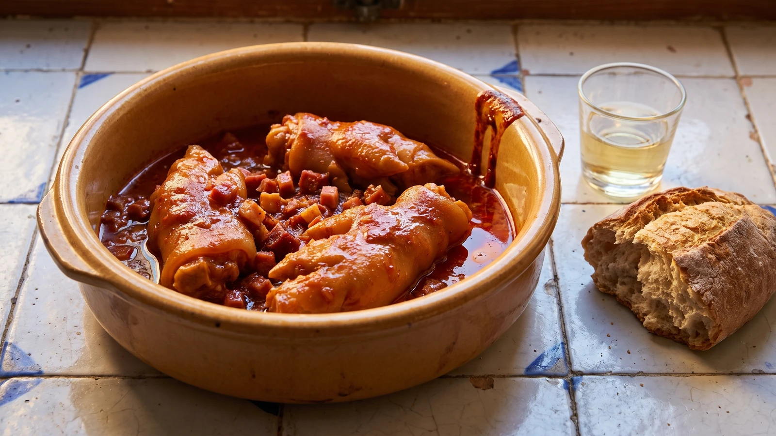 Manitas de Cerdo a la Andaluza