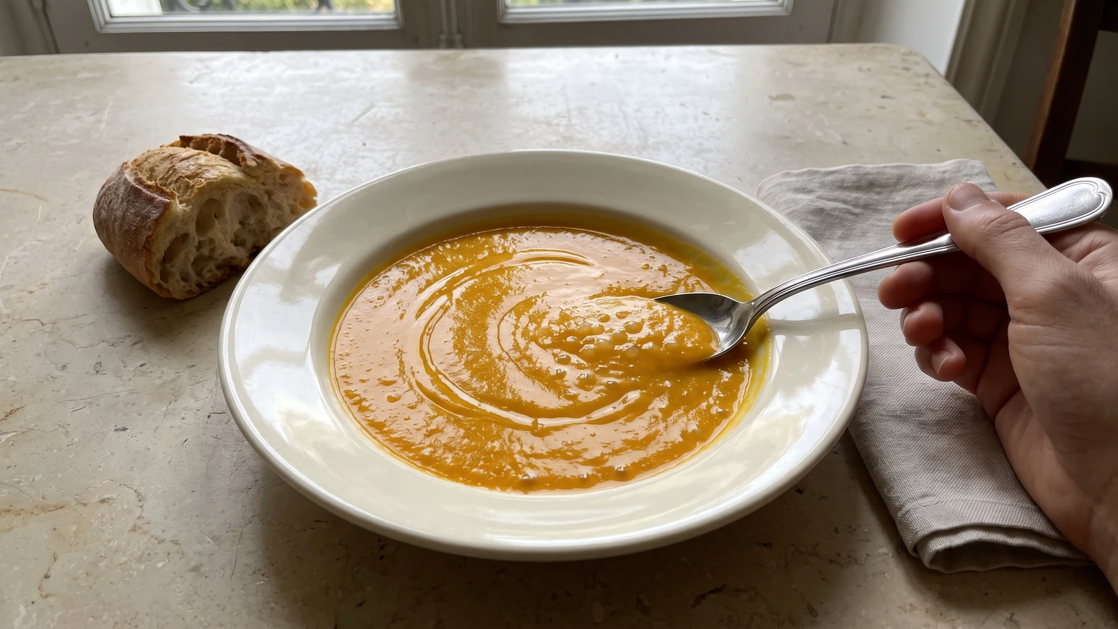Purée de Carottes au Tapioca, otherwise Velours