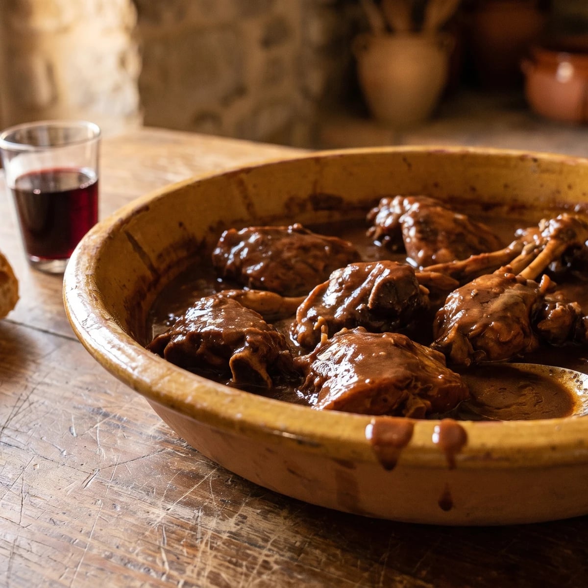 Liebre con Chocolate de Aragón