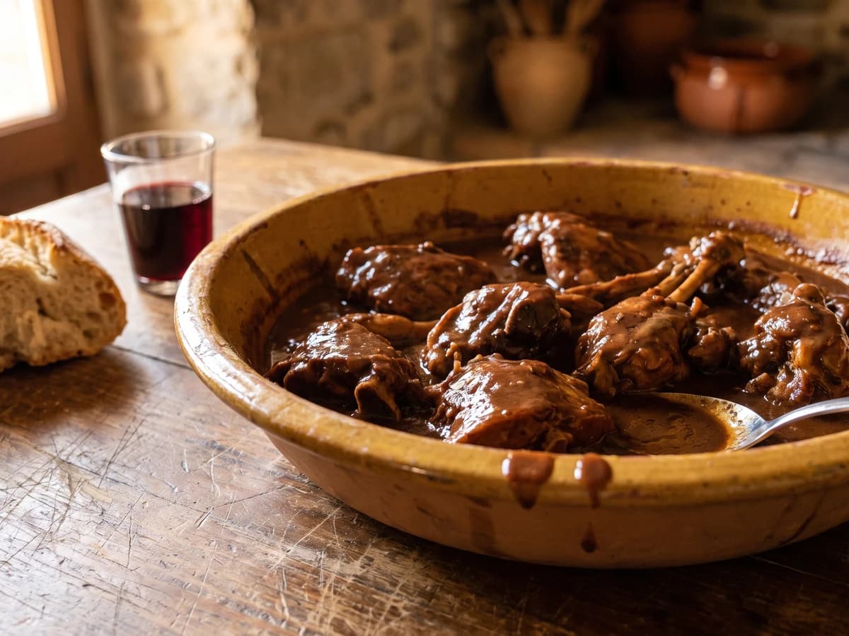 Liebre con Chocolate de Aragón - Chef Isabel