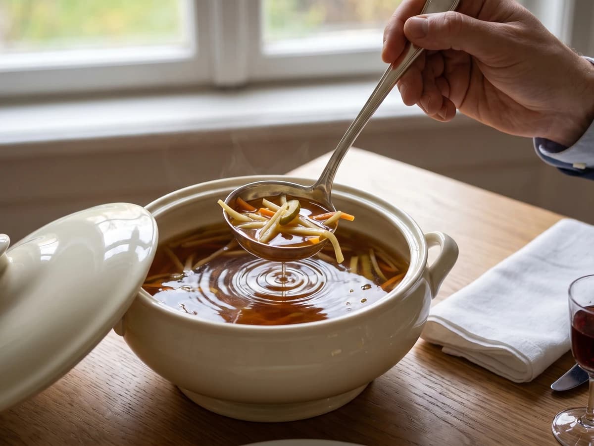 Consommé Olga - Chef Juliette