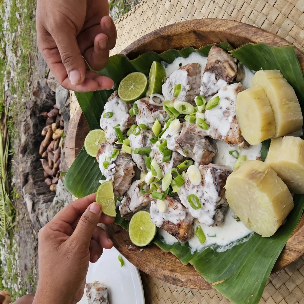 Faikai Ika (Tuvaluan Baked Tuna in Coconut)