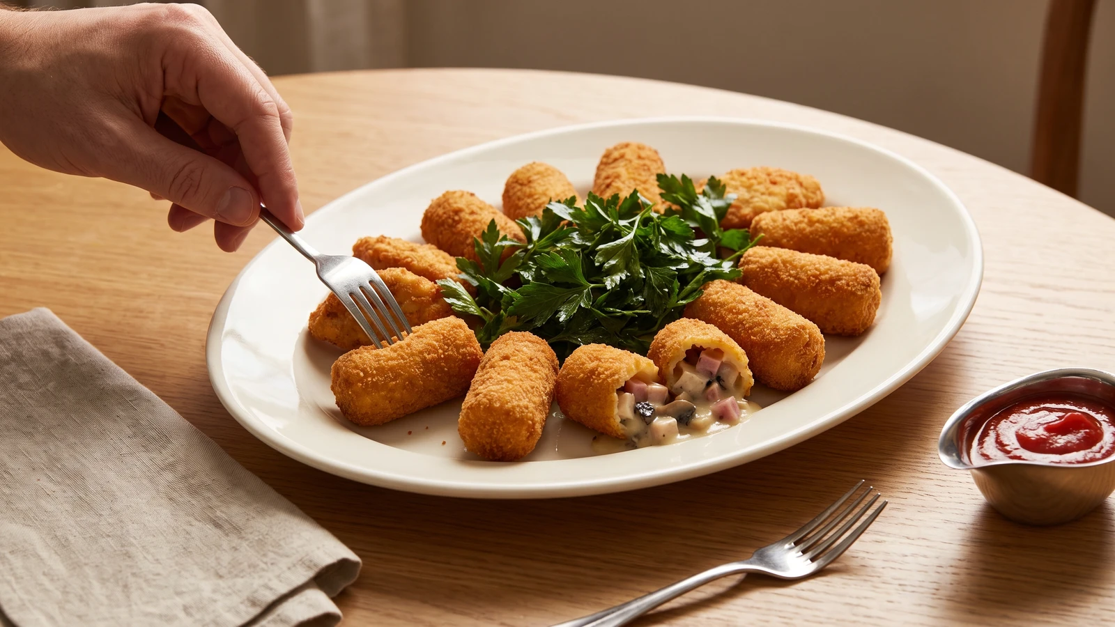 Chicken Croquettes and Cutlets