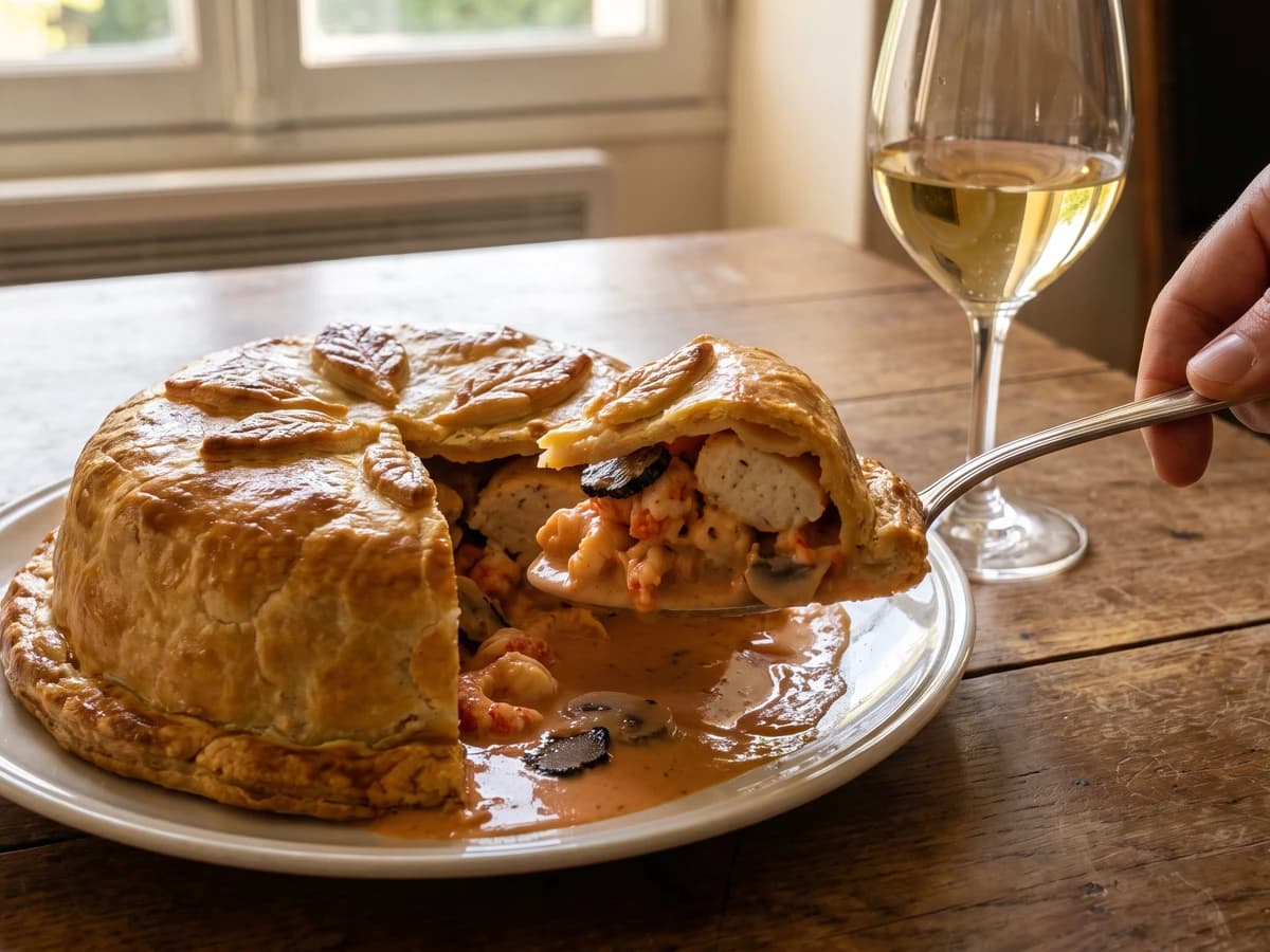 Timbale de Queues d’Écrevisses à la Nantua - Chef Juliette