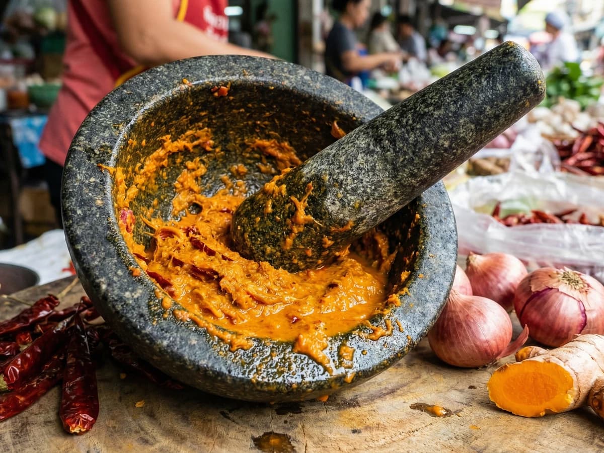 Sour Curry Paste (Kreung Gaeng Som) - Chef Fai