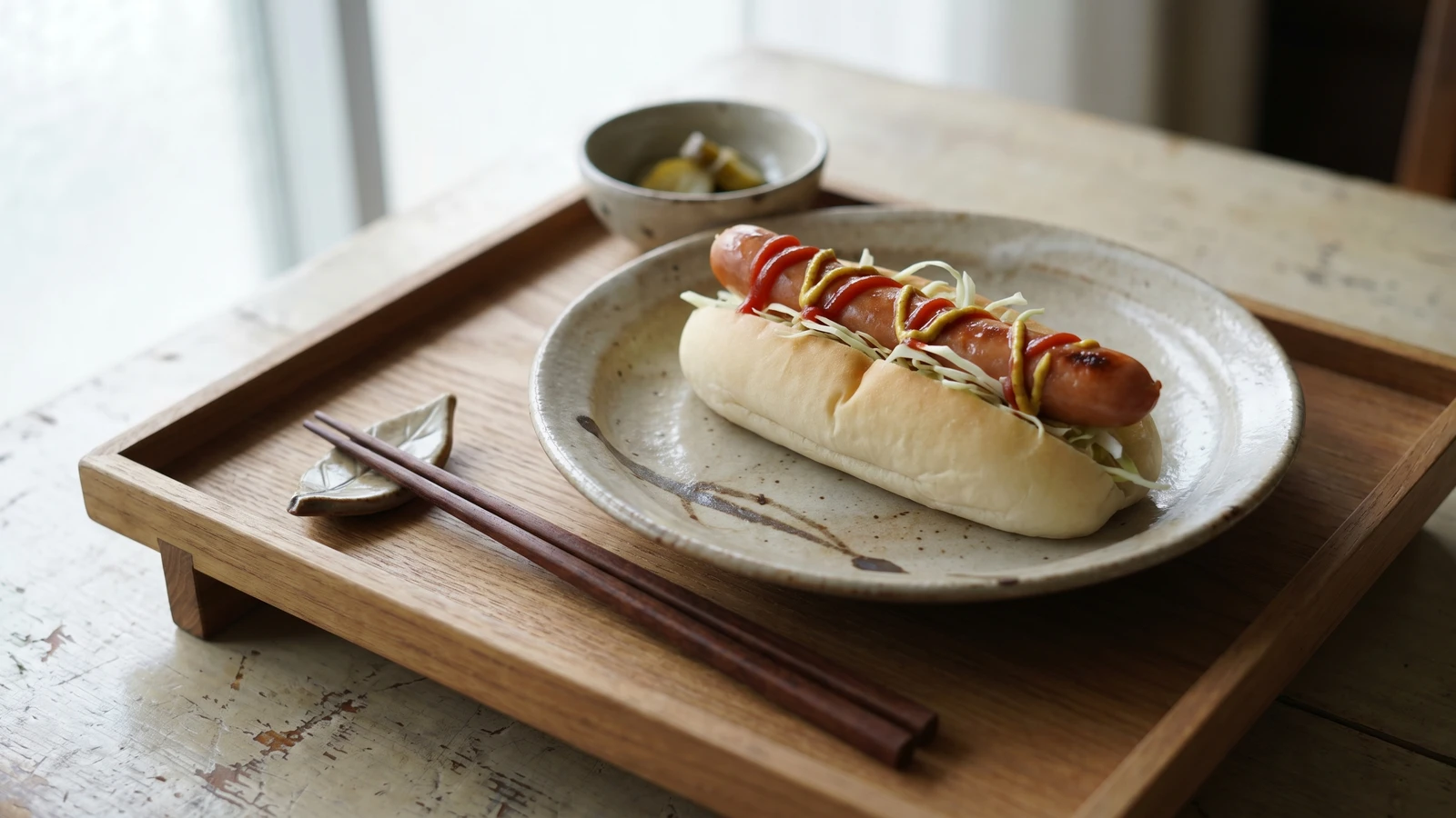 Japanese Hot Dog (ホットドッグ, Hottodoggu)