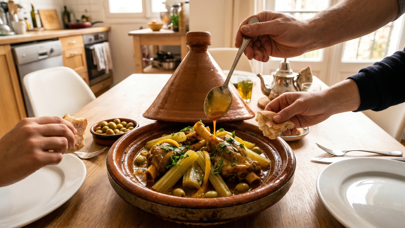 Tagine d'Agneau aux Cardons